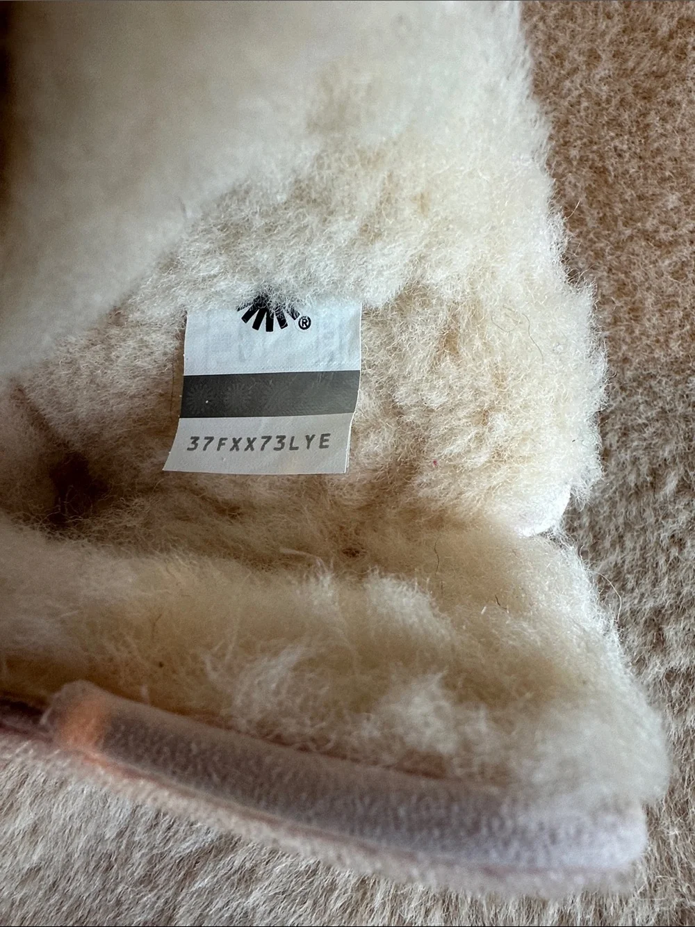 UGG plush shearling